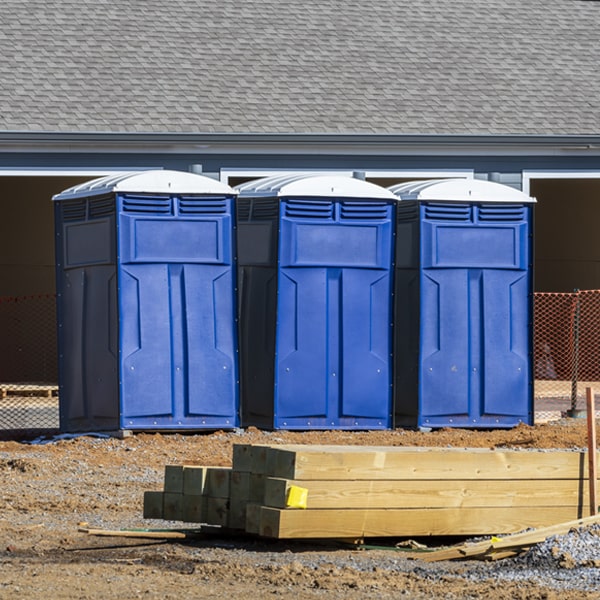 what is the expected delivery and pickup timeframe for the portable restrooms in Homer